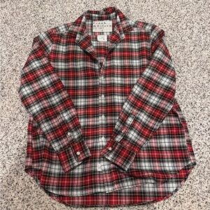 Frank & Eileen Red and Black Plaid Shirt; Small. New. Never worn.